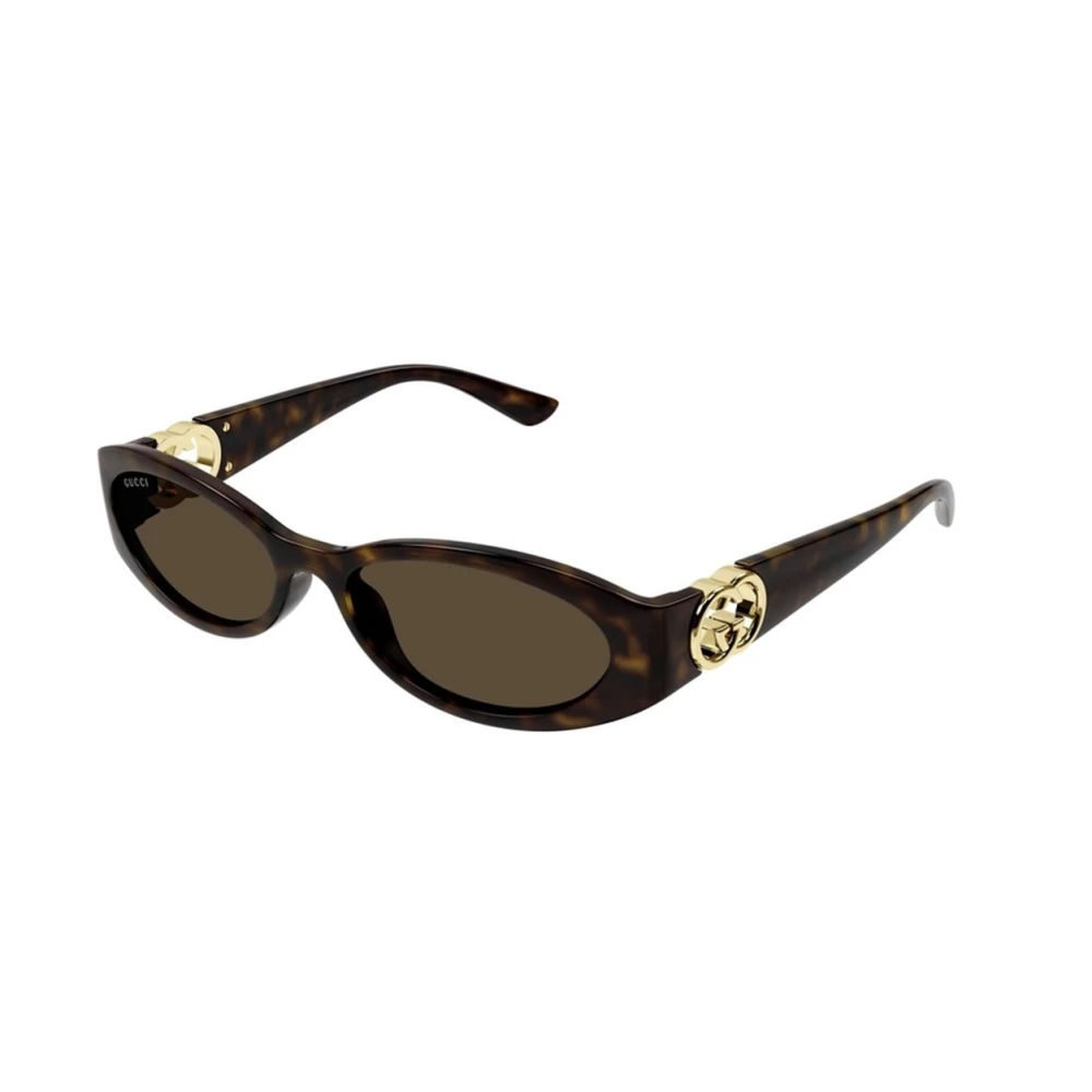 Gucci Havana Solglasögon Gg1660S Brown, Dam