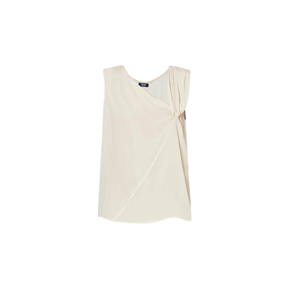 Liu Jo Stijlvolle TOP voor modeliefhebbers Beige Dames