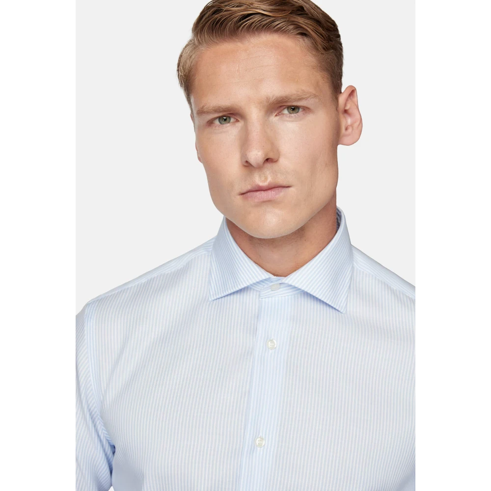 Boggi Milano Ultimate Non-Iron Shirt Blue Heren