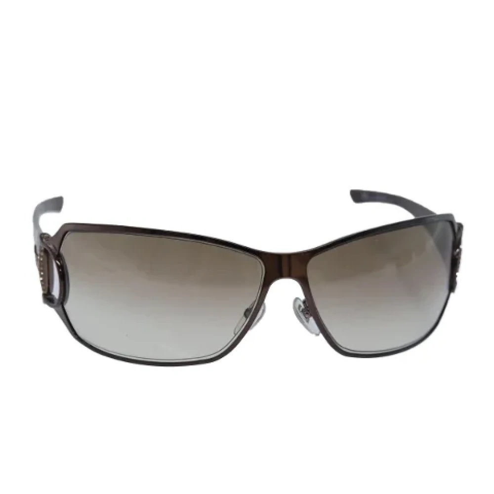 Gucci Vintage Pre-owned Plastic sunglasses Brown Dames