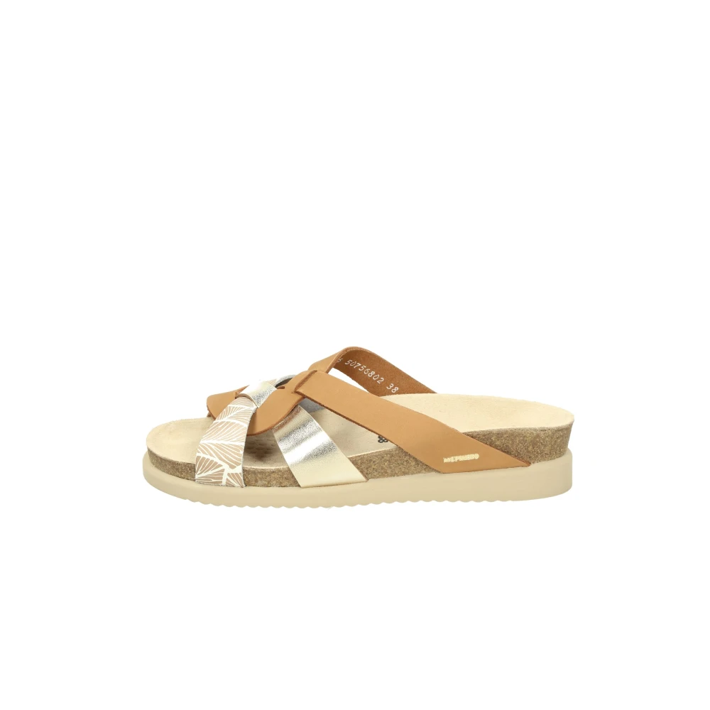 Mephisto Multicolor Sliders, Female, 4 Uk, Casual Sandals With Buckle Closure