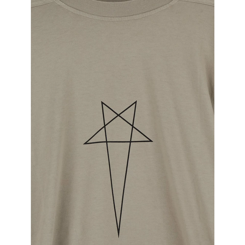 Rick Owens Long Sleeve T-shirt Green Heren