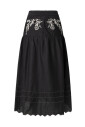 jupe-midi-noire-brodee-florale