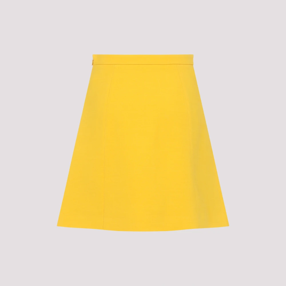 Valentino Luxe Gele & Oranje Rok Yellow Dames