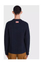 pull-bleu-tresse-col-rond