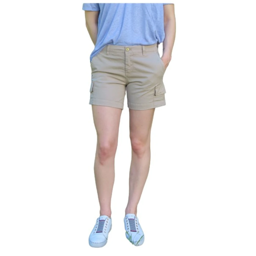 Mason's Studded Cargo Shorts Beige, Dam