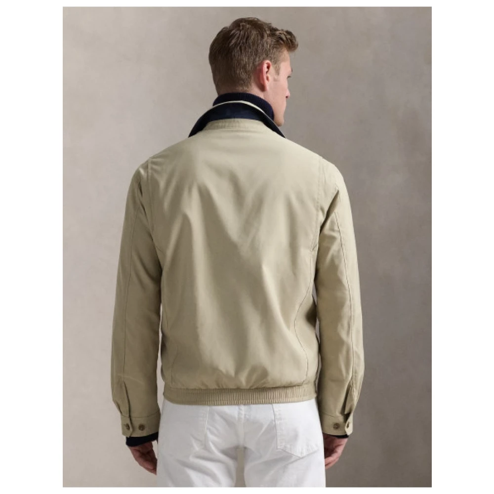 Polo Ralph Lauren Bi-Swing Jack Lichtgewicht Polyester Katoen Gevoerd Beige Heren