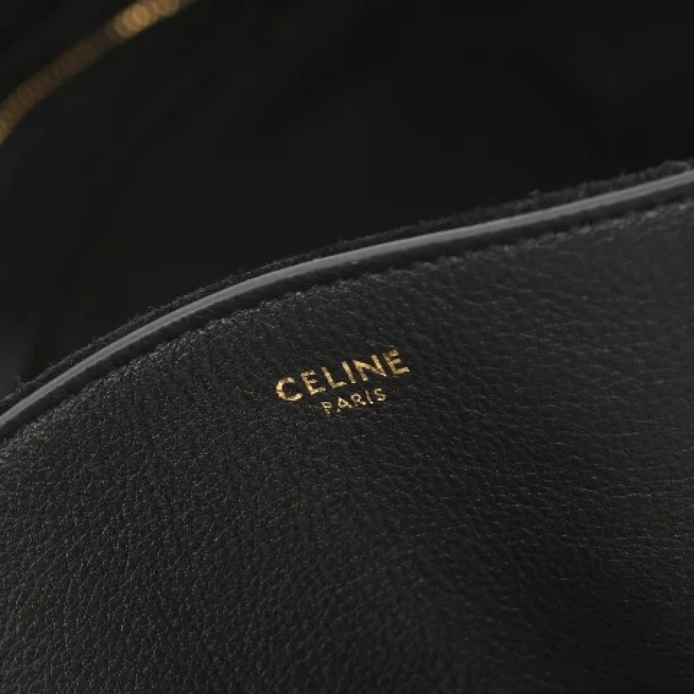 Celine Vintage Pre-owned Leather celine-bags Black Dames