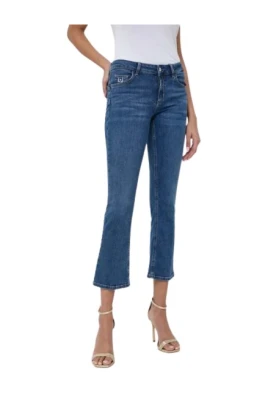 Cropped Bootcut Jeans