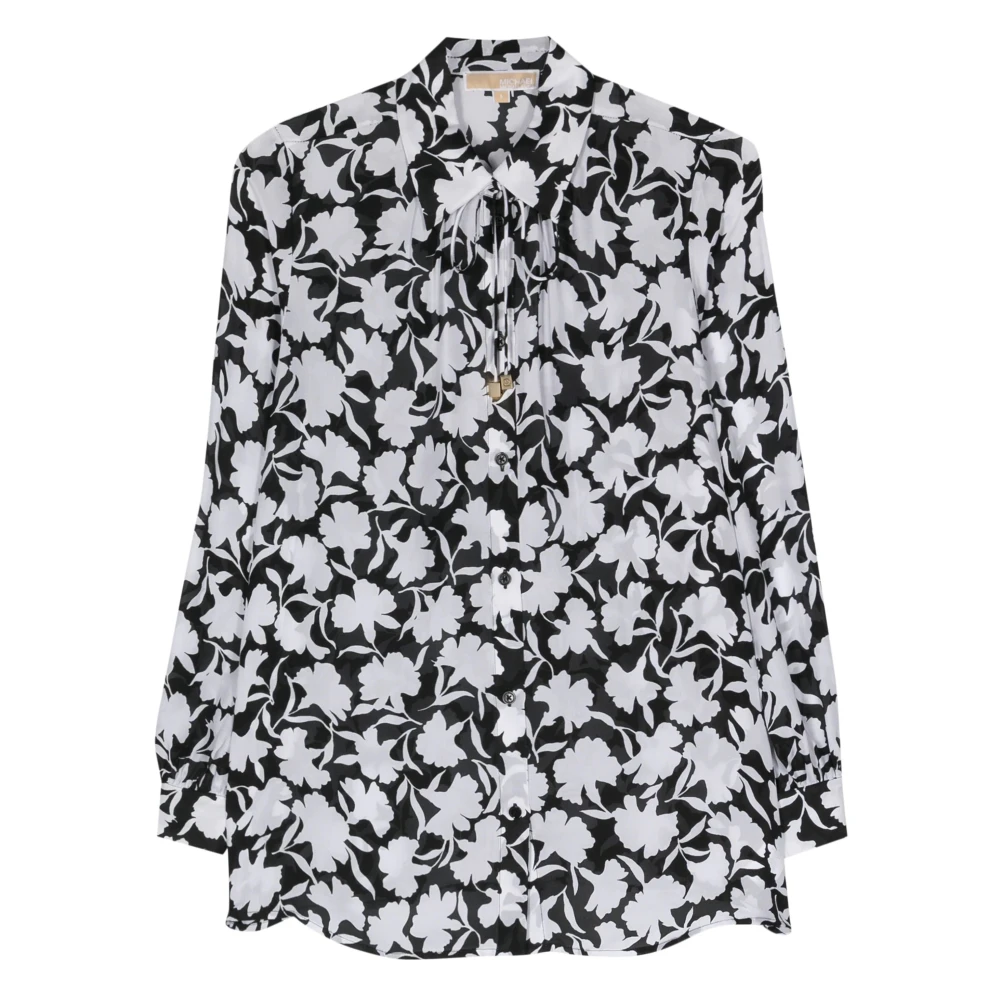 Michael Kors Women's Black Fleur Casual Blouse - Shirts - S - Blouses & Shirts