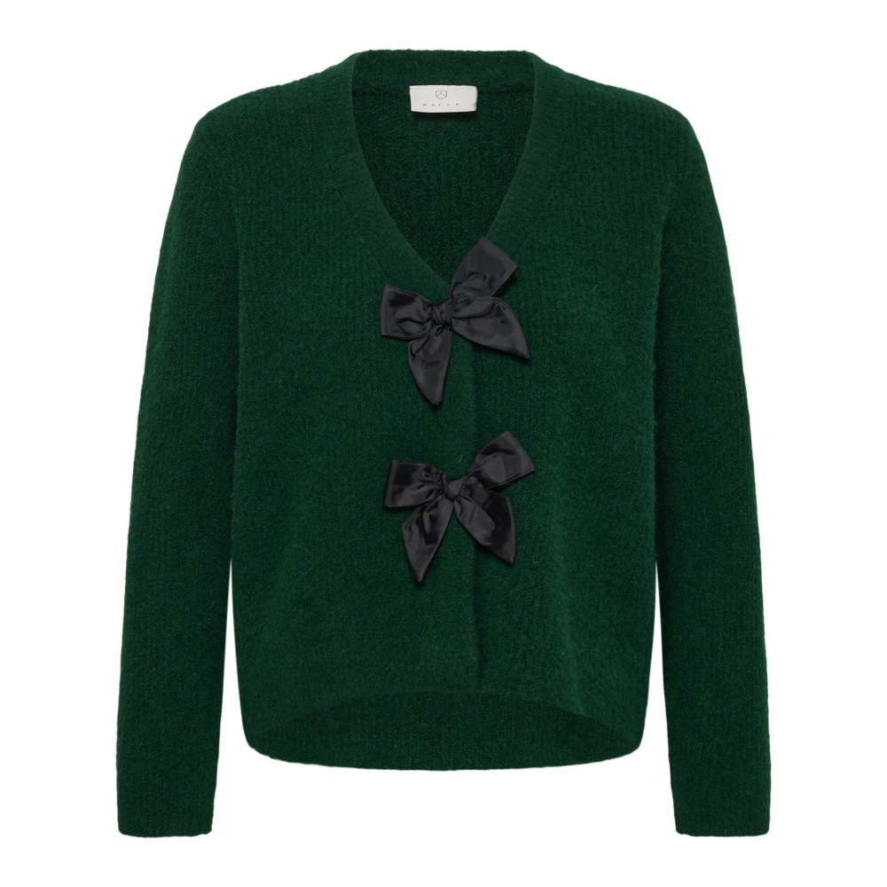 Kaffe Donna Vert Cardigan Da In Maglia Kahally - Immagine 2