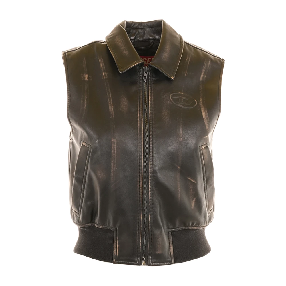 Diesel Femme Marron Vestes, Brun, Taille: 36 Fr G-Inko Bomber Vest