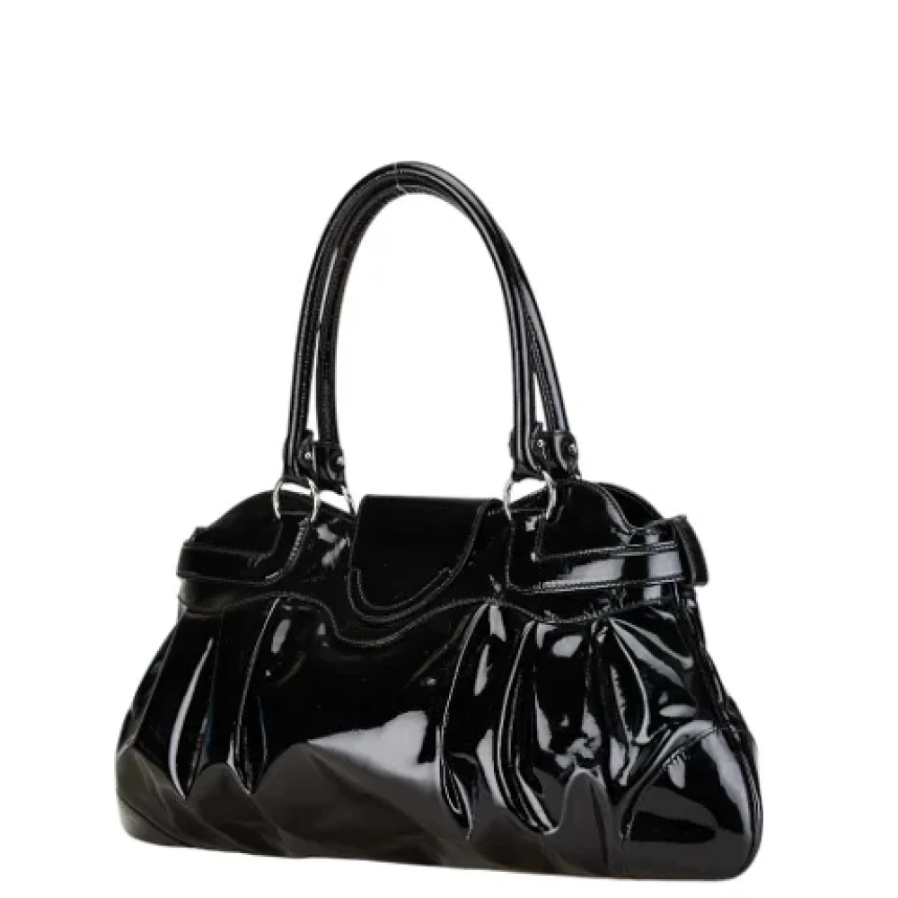 Salvatore Ferragamo Pre-owned Leather handbags Black Dames