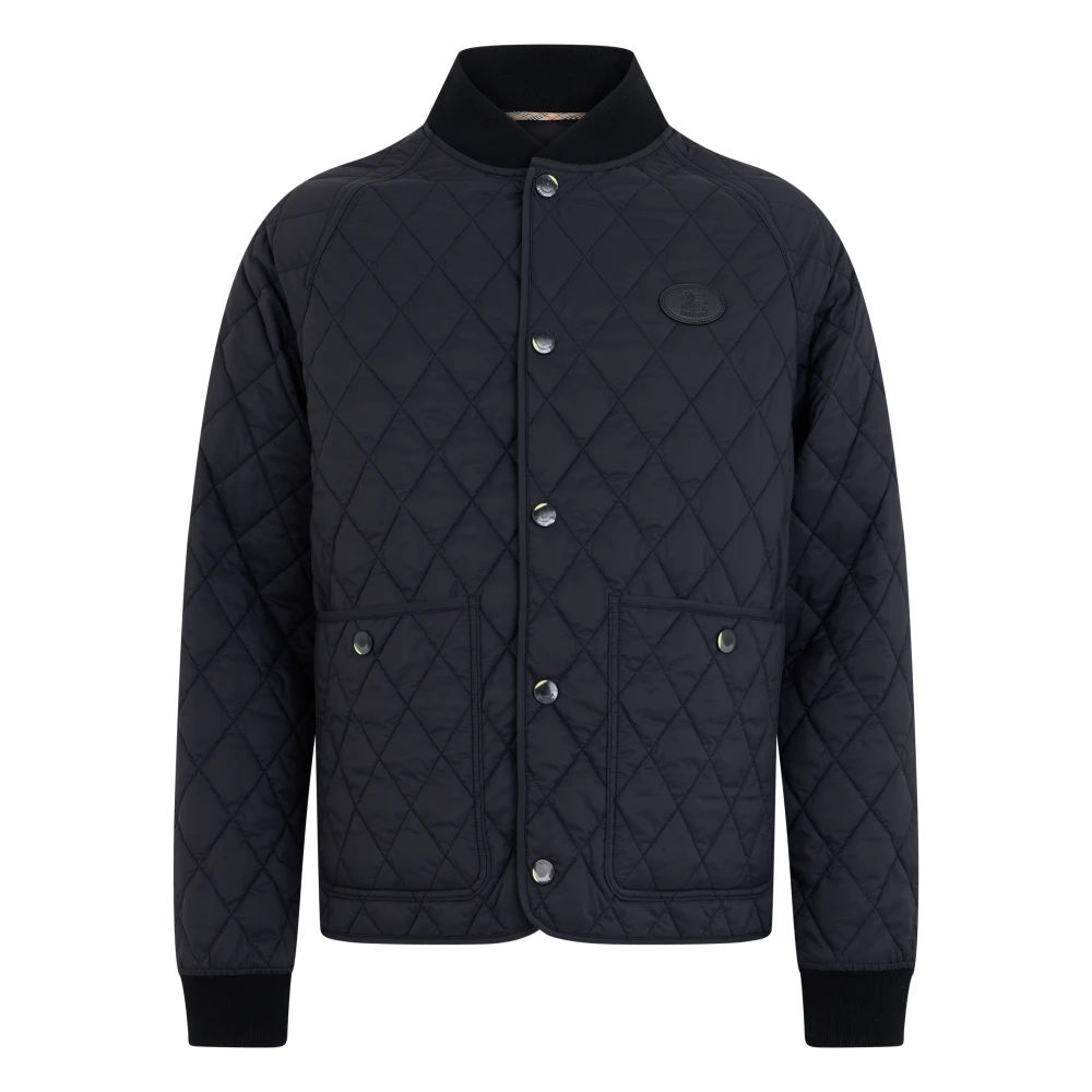 Burberry Uomo Blu - Giacca Trapuntata Con Bottoni - Jackets - L