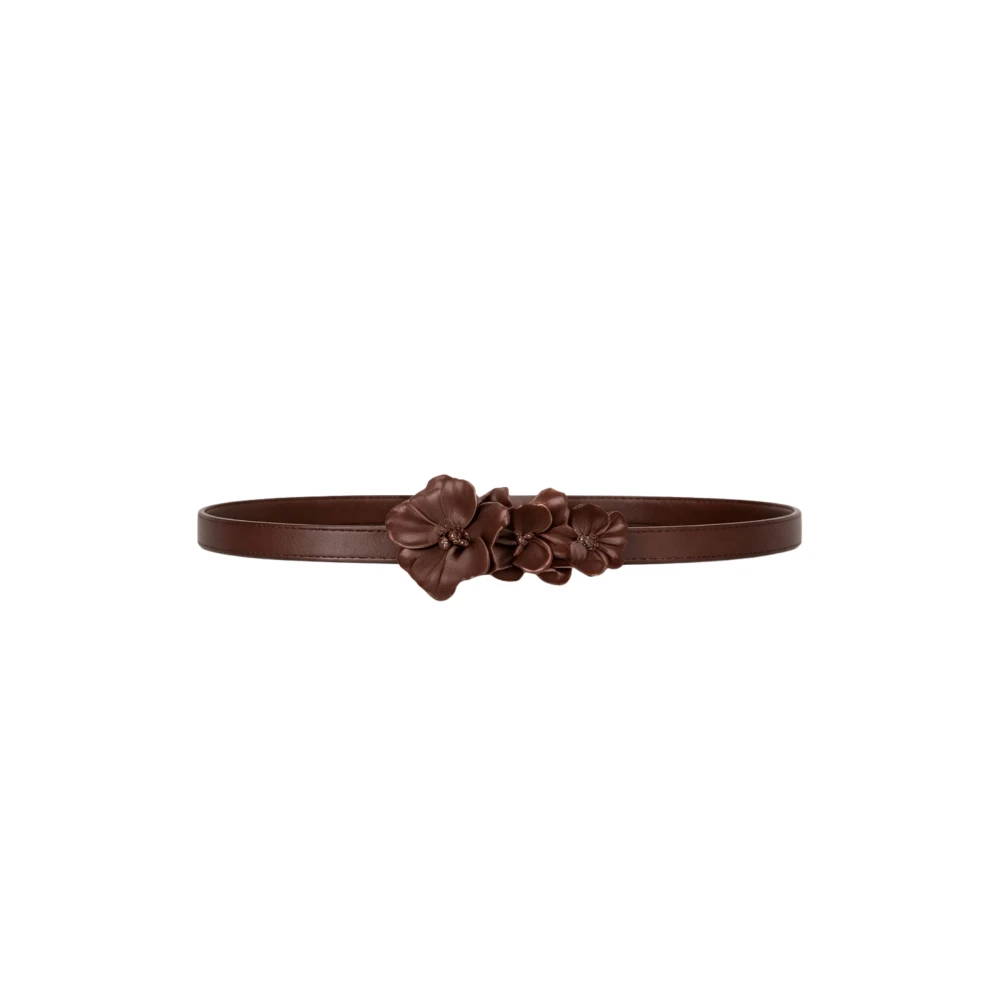 Twinset Brown Belts, Female, S, High Waist Belt