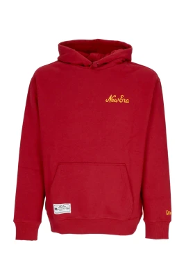 Röd Oversized Hoodie med Känguruficka