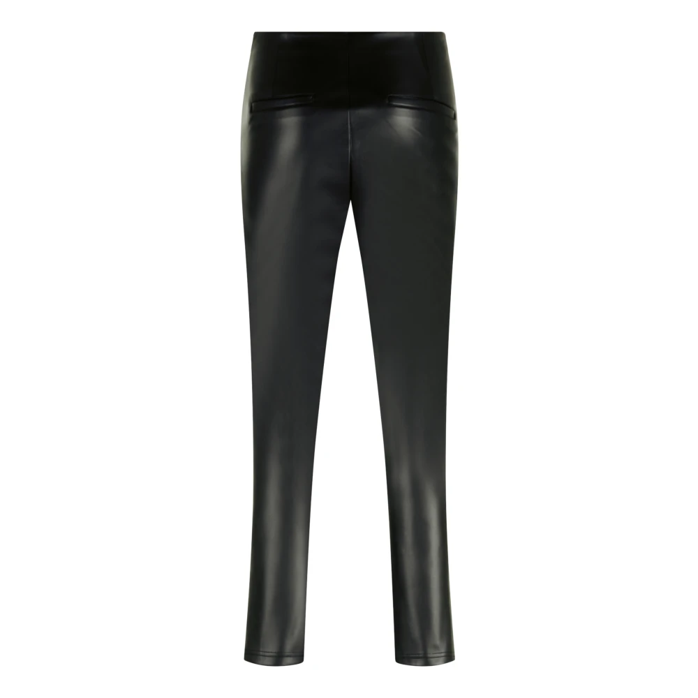 Betty Barclay Slim Fit Kunstlederen Leggings Black Dames