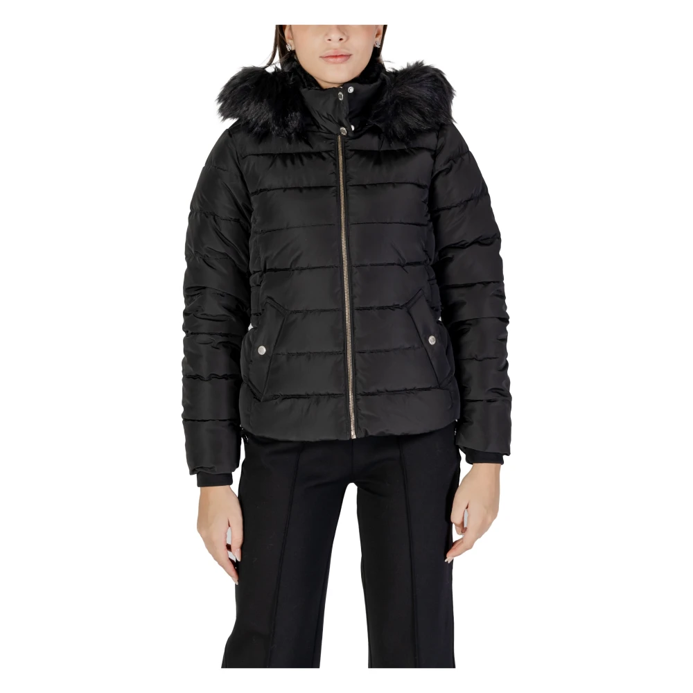 Only Bont Gevoerde Jas Vrouwen Black Dames