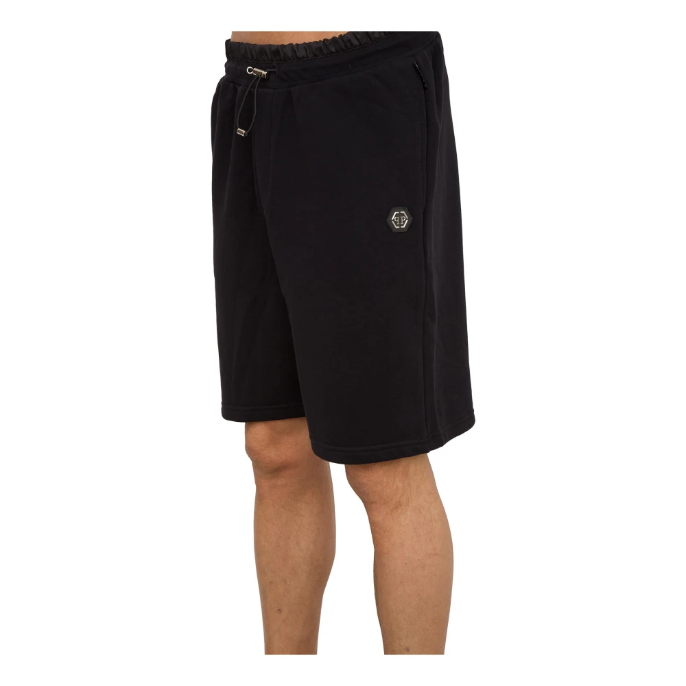 Philipp Plein Stijlvolle Bermuda Shorts voor Mannen Black Heren