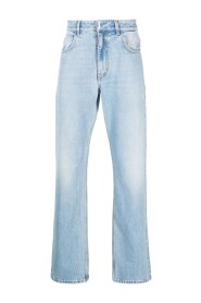 Weite Jeans mit mittelhoher Taille