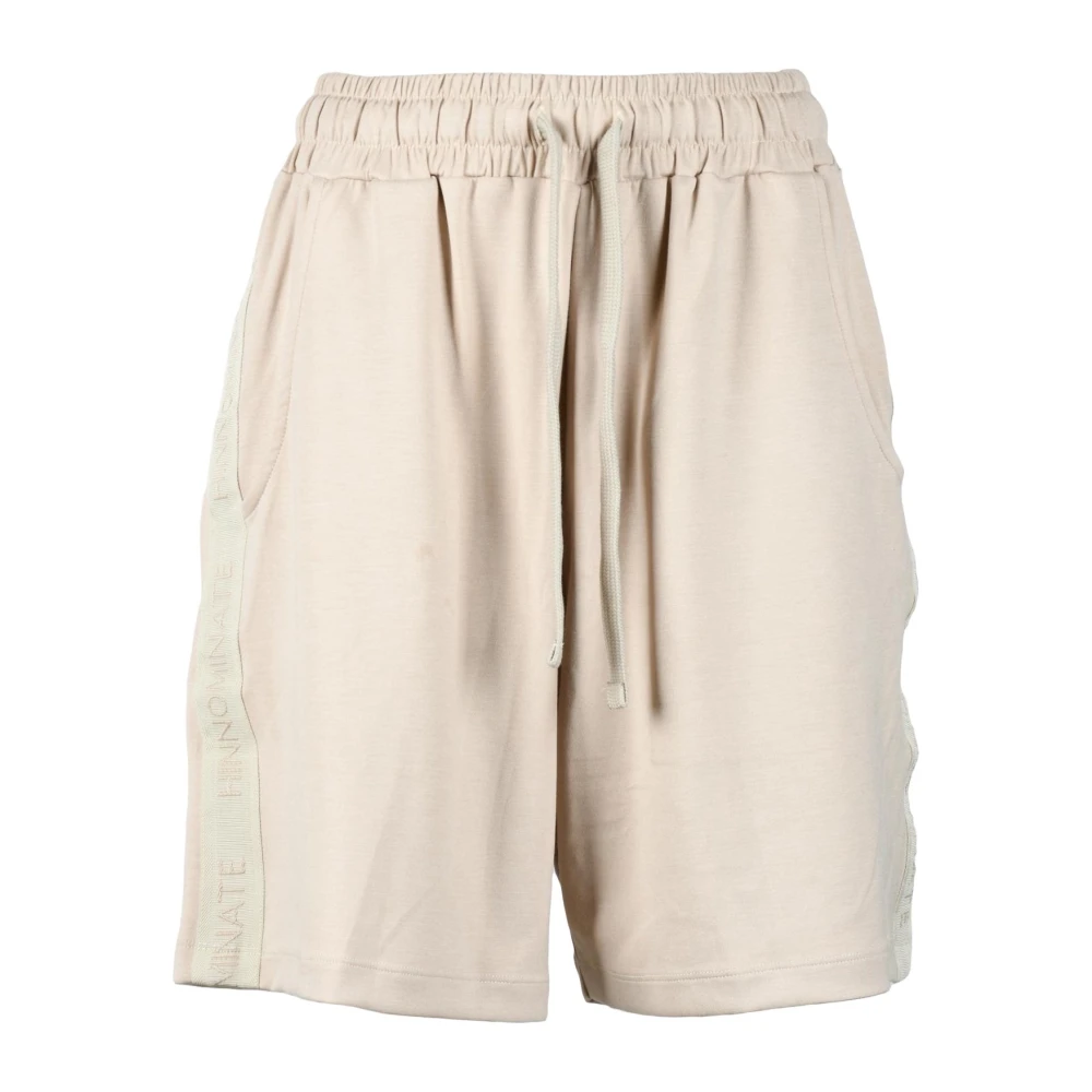 HINNOMINATE Fleece Bermuda Shorts Beige, Dam