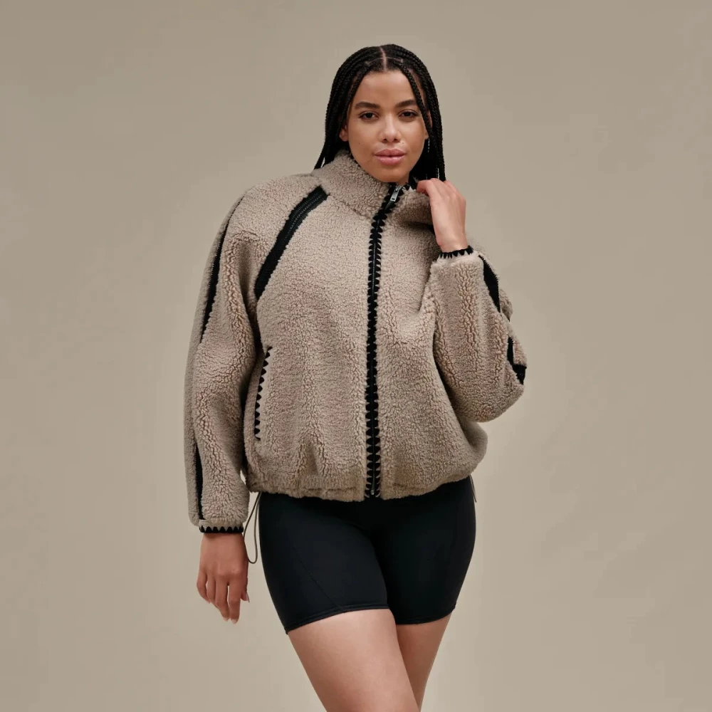 Ugg Nikia Gehaakte flu Gray Dames