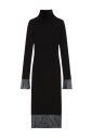 robe-chic-en-tricot-avec-manches-en-mesh