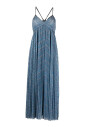robe-maxi-bleue-avec-plisse-lurex