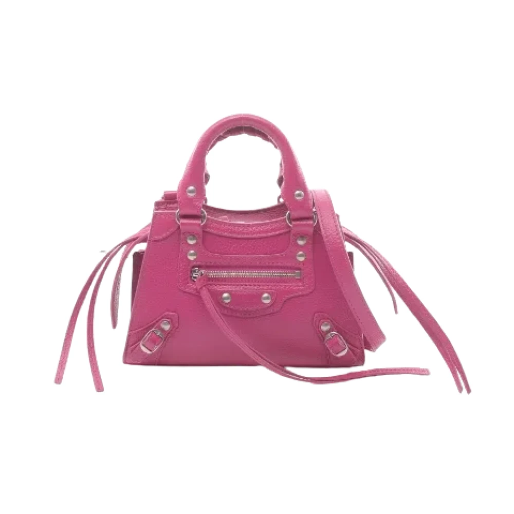 Balenciaga Vintage Pre-owned Leather balenciaga-bags Pink Dames