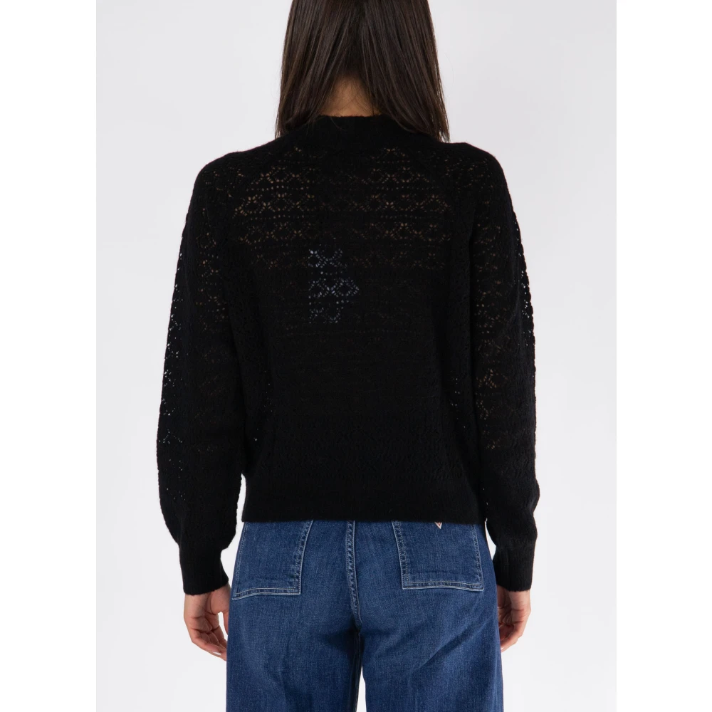 Guess Kant Wol Trui Black Dames