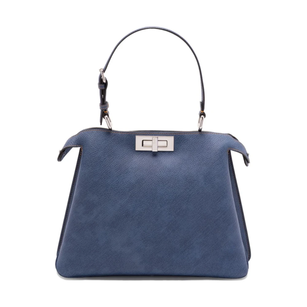Fendi Peekaboo Soft Medium - Female - Handbags - Blue - One Size - Bags