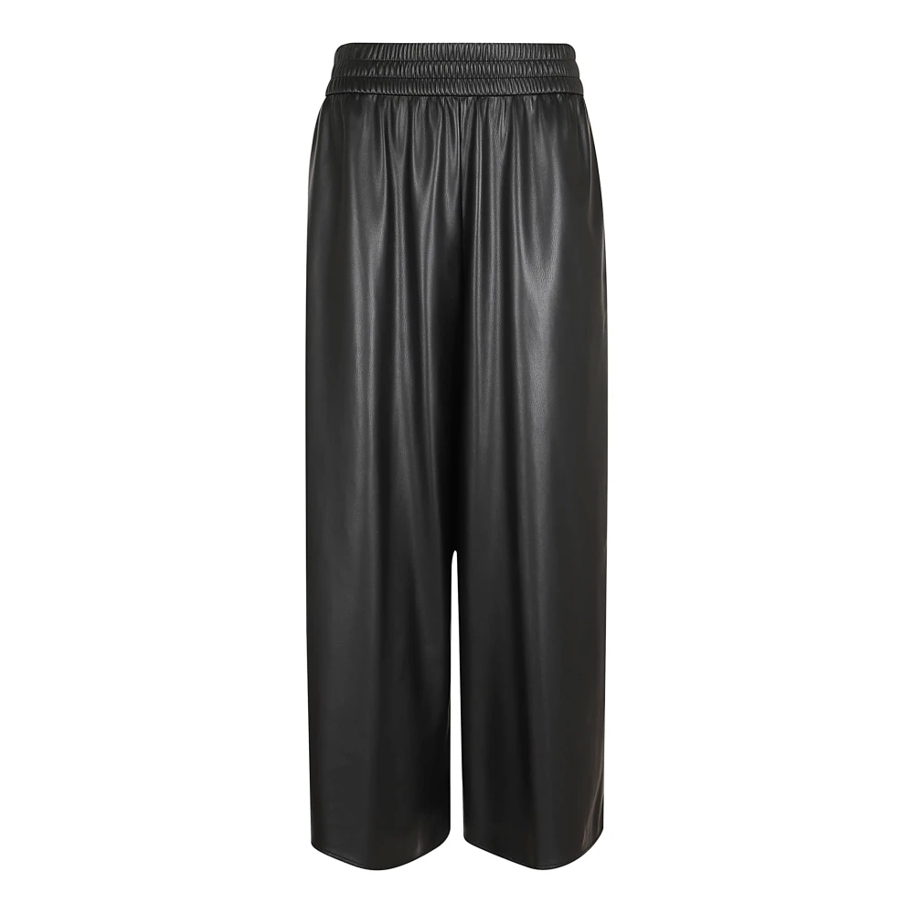 Max Mara Weekend Zwarte Jersey Broek Black Dames