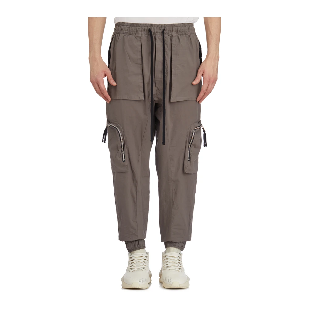 Thom Krom Katoenen Jogger Broek Gray Heren