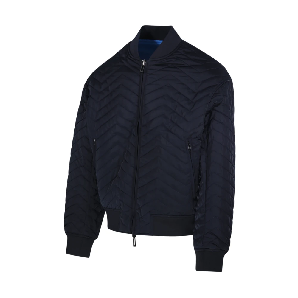 Emporio Armani Navy Blouson Jack Blue Heren