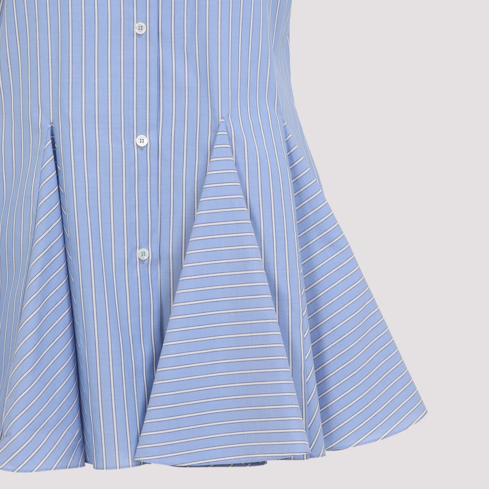 Marni Blauwe China Mini Jurk Blue Dames