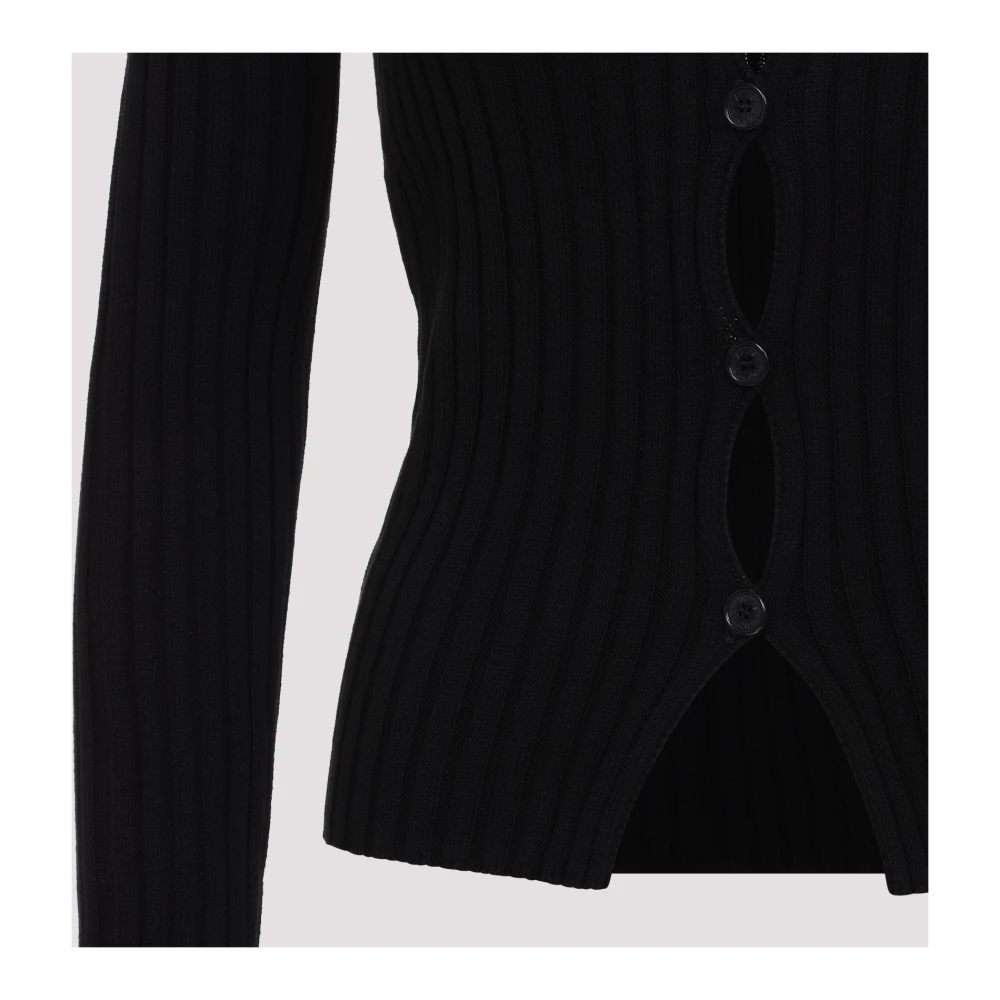 Acne Studios Zwarte trui voor vrouwen Black Dames