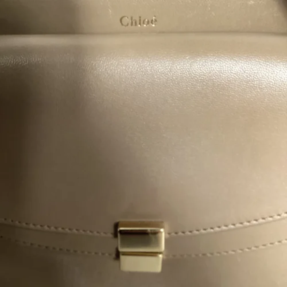 Chloé Pre-owned Leather crossbody-bags Brown Dames