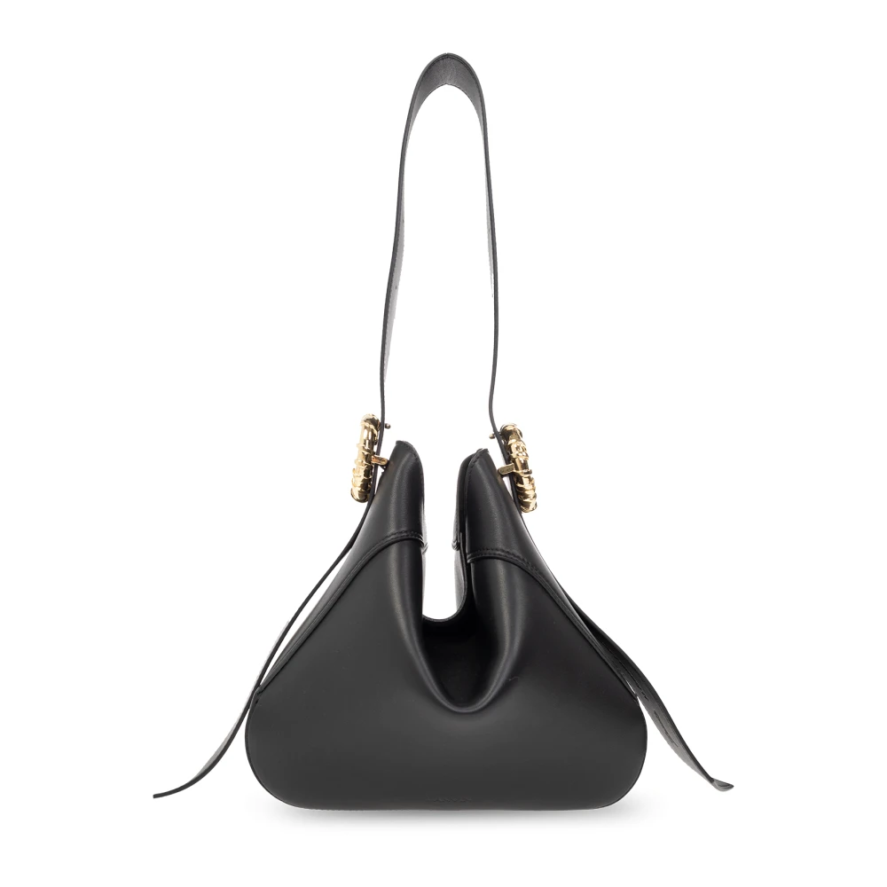 Lanvin ‘Melodie Hobo’ axelremsväska Black, Dam