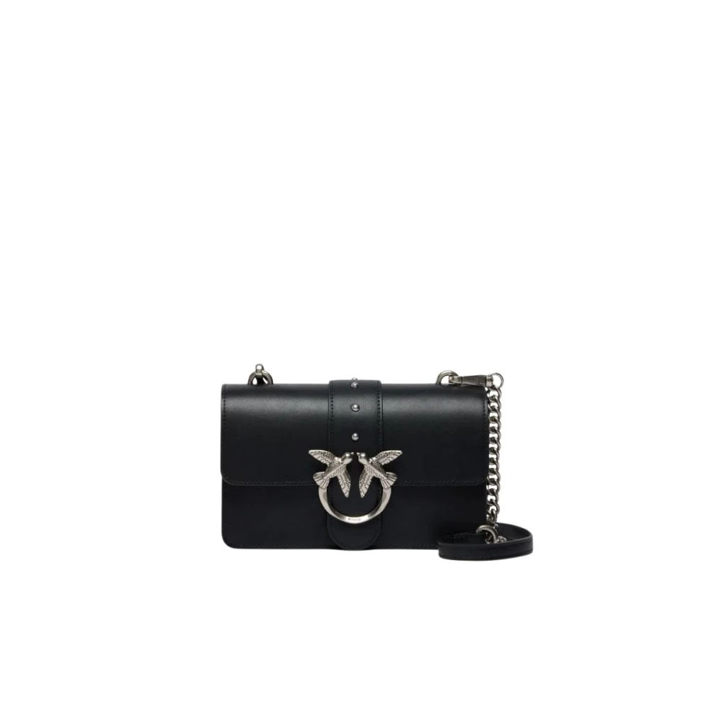 Pinko , Cross Body Bags, Female, Black, One Size, Love One Mini