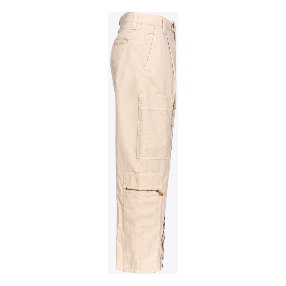 pinko Tapered Trousers Beige Dames