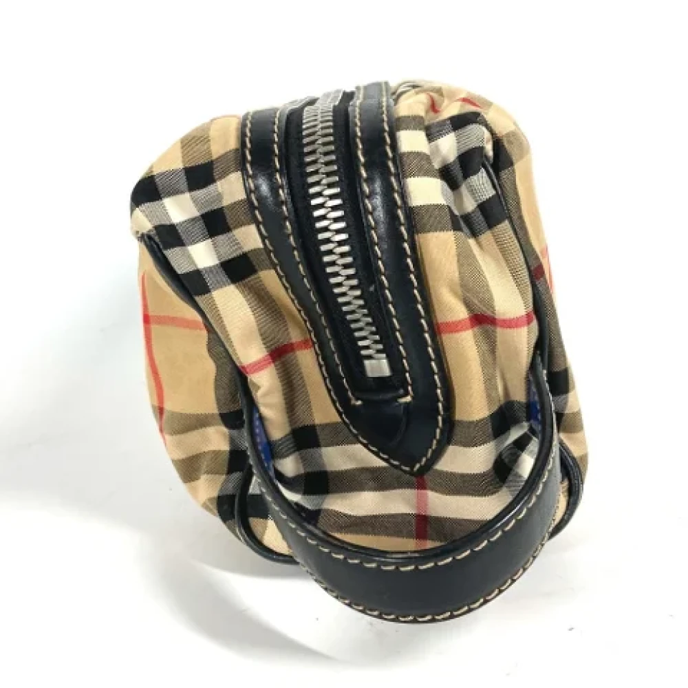 Burberry Vintage Pre-owned Leather clutches Beige Dames