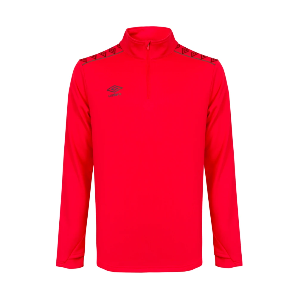 Umbro Teamwear Half Zip Sweatshirt Red Heren