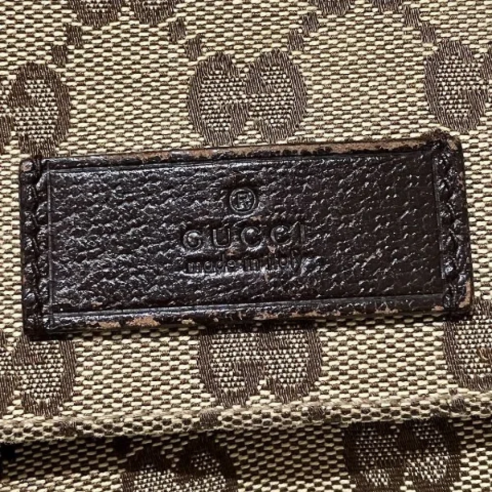 Gucci Vintage Pre-owned Canvas crossbody-bags Brown Dames