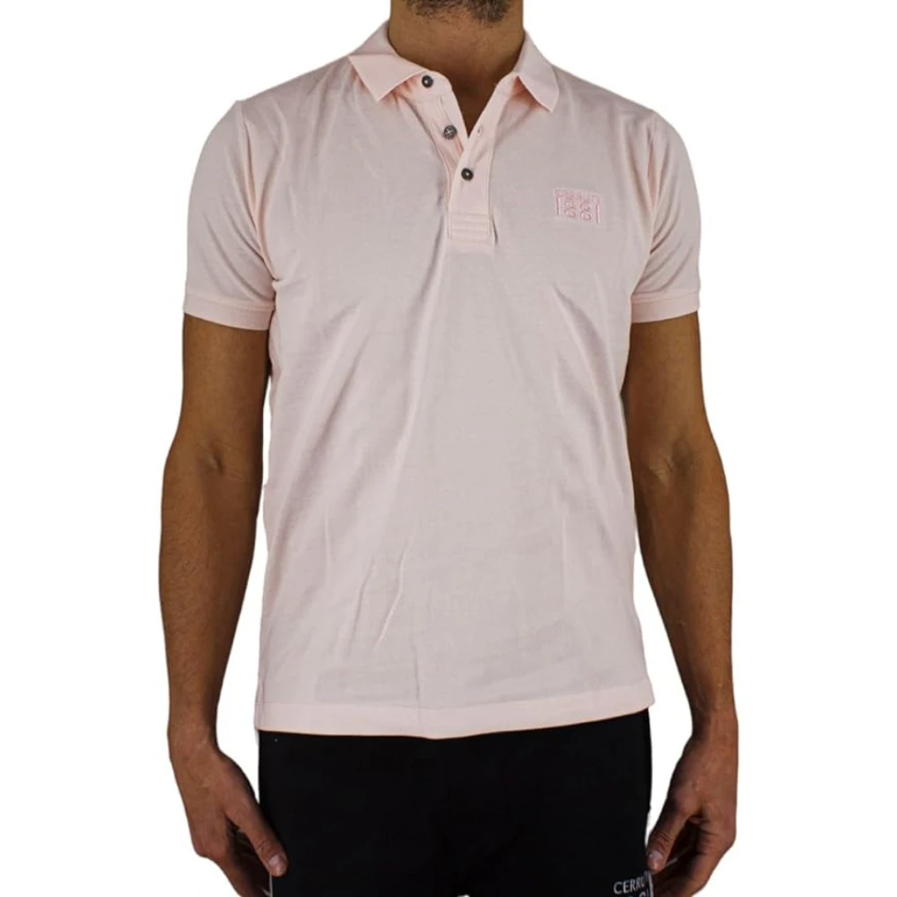 Cerruti 1881 Roze Polo Shirt Eduardo Pink Heren