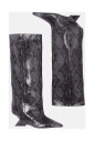 botte-tube-en-cuir-imprime-python