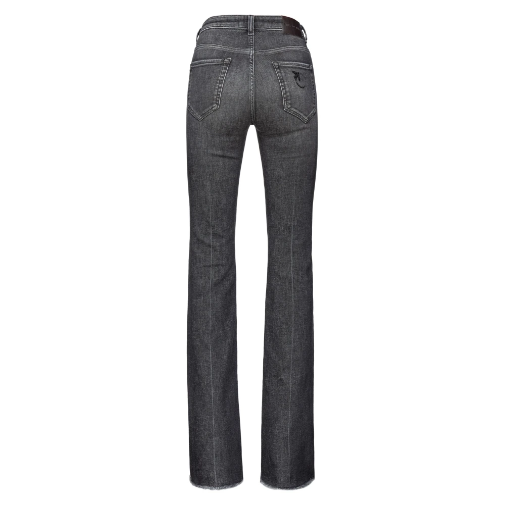 pinko Flare-fit denim jeans vintage grijs Gray Dames