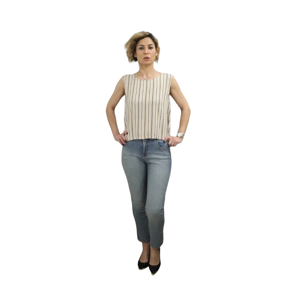 Gaudi Mouwloos T-shirt Multicolor Dames