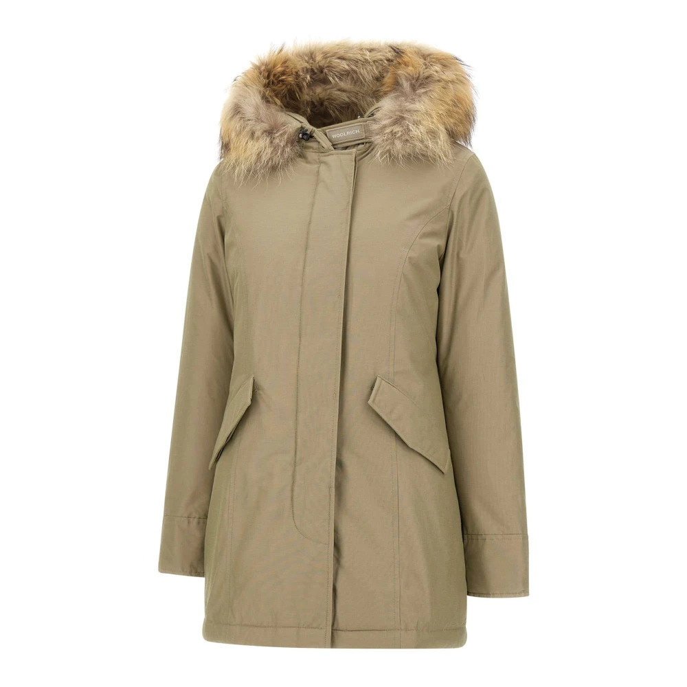 Woolrich Women's Beige Arctic Raccoon Parka - Down Jackets - Xl - Jackets