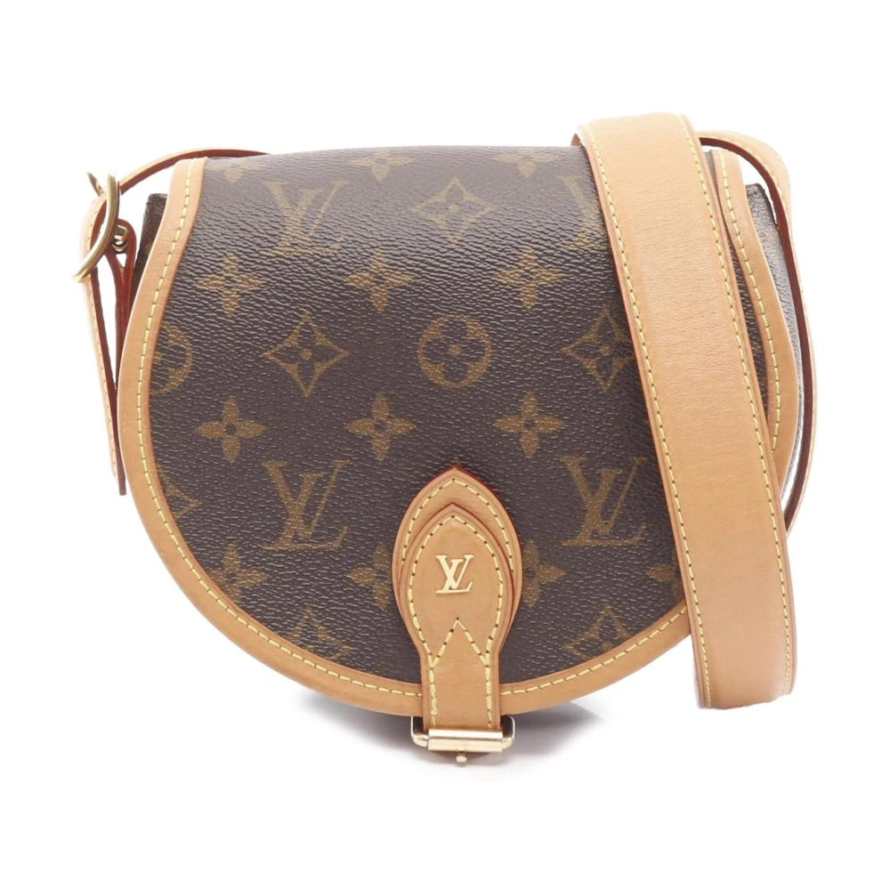 Louis Vuitton Vintage Women's Brown Pre-Owned Vintage Monogram Canvas Crossbody Bag