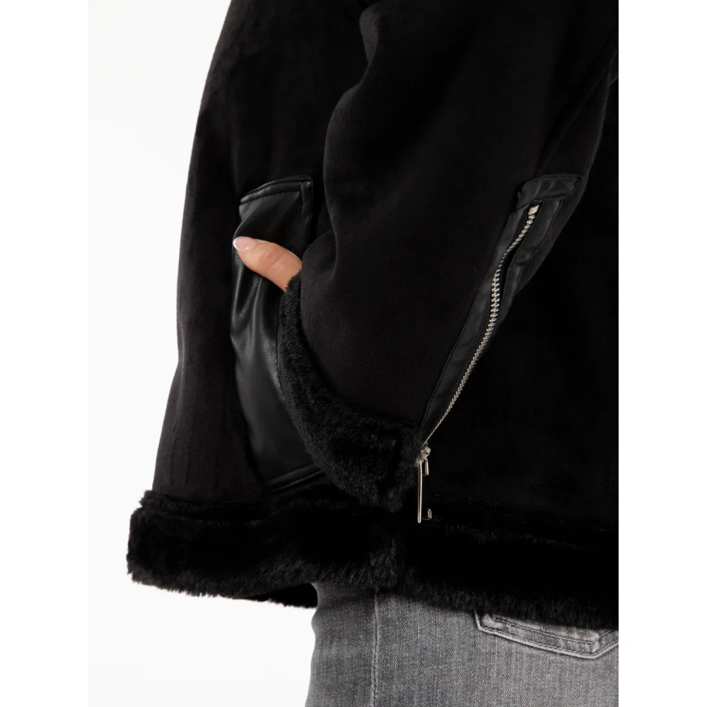 Kaos Ecomontone Art. Qi1Le004 Black Dames